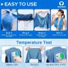 imageSukeen 4 Pack Cooling Towel 40quotx12quot Soft Breathable Chilly Microfiber Towel for Yoga Sport Running Gym Workout ampamp More ActivitiesBlueGreyGreenPink