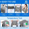 imageSukeen 4 Pack Cooling Towel 40quotx12quot Soft Breathable Chilly Microfiber Towel for Yoga Sport Running Gym Workout ampamp More ActivitiesDark Blue Dark GreyBrownBlack
