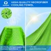 imageSukeen 4 Pack Cooling Towel 40quotx12quot Soft Breathable Chilly Microfiber Towel for Yoga Sport Running Gym Workout ampamp More ActivitiesDark BlueGreenBlackPink