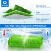 imageSukeen 4 Pack Cooling Towel 40quotx12quot Soft Breathable Chilly Microfiber Towel for Yoga Sport Running Gym Workout ampamp More ActivitiesDark BlueGreyGreenBlue