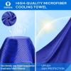 imageSukeen 4 Pack Cooling Towel 40quotx12quot Soft Breathable Chilly Microfiber Towel for Yoga Sport Running Gym Workout ampamp More ActivitiesDark BluePinkGreyPurple