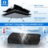imageSukeen 4 Pack Cooling Towel 40quotx12quot Soft Breathable Chilly Microfiber Towel for Yoga Sport Running Gym Workout ampamp More ActivitiesDark GreyGreyBrownBlack