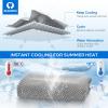 imageSukeen 4 Pack Cooling Towel 40quotx12quot Soft Breathable Chilly Microfiber Towel for Yoga Sport Running Gym Workout ampamp More ActivitiesGreyLake BluePurpleBlue