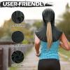 imageSukeen Cooling Hoodie Towel Instant Cooling Towels for Neck and Face Quick Drying Cooling Towels for Hot Weather WorkoutBlack