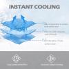 imageSukeen Cooling Hoodie Towel Instant Cooling Towels for Neck and Face Quick Drying Cooling Towels for Hot Weather WorkoutDark Gray