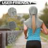 imageSukeen Cooling Hoodie Towel Instant Cooling Towels for Neck and Face Quick Drying Cooling Towels for Hot Weather WorkoutLight Gray
