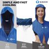 imageSukeen Cooling Hoodie Towel Instant Cooling Towels for Neck and Face Quick Drying Cooling Towels for Hot Weather WorkoutRoyal Blue
