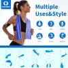 imageSukeen Cooling Towel 40quotx12quot Bulk Ice TowelSoft Breathable Chilly TowelMicrofiber Towel for YogaSportRunningGymWorkoutCampingFitnessWorkout ampamp More ActivitiesBlue4Dark Blue4Grey4Black4Dark Grey4