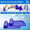 imageSukeen Cooling Towel 40quotx12quot Bulk Ice TowelSoft Breathable Chilly TowelMicrofiber Towel for YogaSportRunningGymWorkoutCampingFitnessWorkout ampamp More ActivitiesBlue4Dark Blue4Grey4Black4Dark Grey4