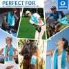 imageSukeen Cooling Towel 40quotx12quot Bulk Ice TowelSoft Breathable Chilly TowelMicrofiber Towel for YogaSportRunningGymWorkoutCampingFitnessWorkout ampamp More ActivitiesBlueGreyLake BlueDark BlueDark GreyBlack