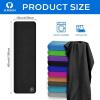 imageSukeen Cooling Towel40quotx12quot Sweat Towel Cold Towel for NeckampampHeadSoft Breathable Chilly Towel for Yoga Golf Gym Camping Running Workout ampamp More Activities5black5grey