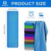 imageSukeen Cooling Towel40quotx12quot Sweat Towel Cold Towel for NeckampampHeadSoft Breathable Chilly Towel for Yoga Golf Gym Camping Running Workout ampamp More ActivitiesBlueGreyGreenPinkBlackDark Grey