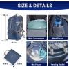 imageSukeen Hiking Backpack Packable Lightweight 30L Backpack Wear Resistant Daypack for Outdoor Travel Camping CyclingDark Blue