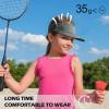 imageSukeen Kids Sun Visor Hats for Girls BoysLightweight Sports Hat UPF50 Sun Hat Cooling Headwear Visor for Running OutdoorsGrey