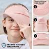 imageSukeen Kids Sun Visor Hats for Girls BoysLightweight Sports Hat UPF50 Sun Hat Cooling Headwear Visor for Running OutdoorsPink