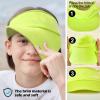 imageSukeen Kids Sun Visor Hats for Girls BoysLightweight Sports Hat UPF50 Sun Hat Cooling Headwear Visor for Running OutdoorsYellow