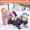imageSukeen Kids Trapper Hat for Girls Boy Windproof Kids Warm Hat FurLined Earflap Hat with Mask for Cold Snow WeatherOrange