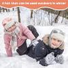 imageSukeen Kids Trapper Hat for Girls Boy Windproof Kids Warm Hat FurLined Earflap Hat with Mask for Cold Snow WeatherSilver