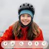 imageSukeen Kids Winter Beanie Hat Girls Boys Double Side Wear Warm Hat Antistatic Cold Weather Hat Fleece Skull Cap for OutdoorLight Blue