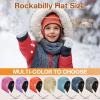 imageSukeen Kids Winter Beanie Hat Girls Boys Double Side Wear Warm Hat Antistatic Cold Weather Hat Fleece Skull Cap for OutdoorOrange