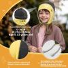 imageSukeen Kids Winter Beanie Hat for Girls Boys Antistatic Kids Warm Earflap Hat Polar Fleece Peruvian Inner Hat for OutdoorBlackyellow