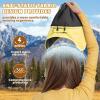 imageSukeen Kids Winter Beanie Hat for Girls Boys Antistatic Kids Warm Earflap Hat Polar Fleece Peruvian Inner Hat for OutdoorBlackyellow