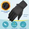 imageSukeen Kids Winter Gloves Soft Warm Touchscreen AntiSlip Gloves for Kids Boys Girls Cycling Running Sports OutdoorBlack