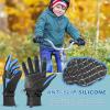 imageSukeen Kids Winter Gloves Soft Warm Touchscreen AntiSlip Gloves for Kids Boys Girls Cycling Running Sports OutdoorBlue