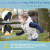 imageSukeen Kids Winter Gloves Soft Warm Touchscreen AntiSlip Gloves for Kids Boys Girls Cycling Running Sports OutdoorBlue