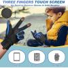 imageSukeen Kids Winter Gloves Soft Warm Touchscreen AntiSlip Gloves for Kids Boys Girls Cycling Running Sports OutdoorBlue