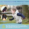 imageSukeen Kids Winter Gloves Soft Warm Touchscreen AntiSlip Gloves for Kids Boys Girls Cycling Running Sports OutdoorRose Red