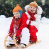imageSukeen Kids Winter Hat Scarf Set for Girls Boys Antistatic kids Warm Hat Antipilling Earflap Hat for Cold WeatherBeigekhaki