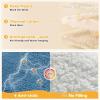 imageSukeen Kids Winter Hat Scarf Set for Girls Boys Antistatic kids Warm Hat Antipilling Earflap Hat for Cold WeatherOrangeblue