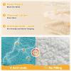 imageSukeen Kids Winter Hat Scarf Set for Girls Boys Antistatic kids Warm Hat Antipilling Earflap Hat for Cold WeatherPinklake Blue