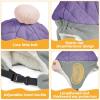 imageSukeen Kids Winter Hat Scarf Set for Girls Boys Antistatic kids Warm Hat Antipilling Earflap Hat for Cold WeatherPurplelight Gray