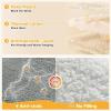 imageSukeen Kids Winter Hat Scarf Set for Girls Boys Antistatic kids Warm Hat Antipilling Earflap Hat for Cold WeatherPurplelight Gray