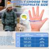imageSukeen Kids Winter Warm Gloves for Boys Girls Windproof PU Cold Weather Gloves Aged 414 AntiSlip Gloves for Cycling OutdoorBlack