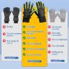 imageSukeen Kids Winter Warm Gloves for Boys Girls Windproof PU Cold Weather Gloves Aged 414 AntiSlip Gloves for Cycling OutdoorFluorescent Green