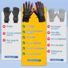 imageSukeen Kids Winter Warm Gloves for Boys Girls Windproof PU Cold Weather Gloves Aged 414 AntiSlip Gloves for Cycling OutdoorRose