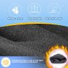 imageSukeen Kids Winter Warm Gloves for Boys Girls Windproof PU Cold Weather Gloves Aged 414 AntiSlip Gloves for Cycling OutdoorRose