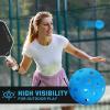imageSukeen Outdoor Pickleball Balls with Mesh Bag 40 Holes Pickleball Balls Outdoor High Bounce Pickle Balls for All Style Pickleball PaddlesBlue