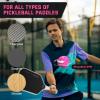 imageSukeen Outdoor Pickleball Balls with Mesh Bag 40 Holes Pickleball Balls Outdoor High Bounce Pickle Balls for All Style Pickleball PaddlesRose Red