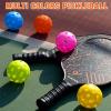 imageSukeen Outdoor Pickleball Balls with Mesh Bag 40 Holes Pickleball Balls Outdoor High Bounce Pickle Balls for All Style Pickleball PaddlesYellow