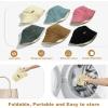 imageSukeen Oversized Winter Bucket Hat for Big Heads Large Faux Fur Bucket Hat Fluffy Warm Hat Trendy Fisherman Cap for Daily Beige