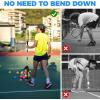 imageSukeen Pickleball Tennis Ball Hopper 30 Tennis Ball Pickleball Ball Collector Tennis Hopper Pickleball Ball Holder for Easy Pickup Carrying and Storage Tennis Ball Pickleball Picker Upper