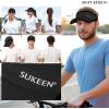 imageSukeen Sport Performance Visor hat for Women MenLightweight Sun Hats Packable Empty Top Cap for Sun Protection and OutdoorBlack