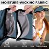 imageSukeen Sport Performance Visor hat for Women MenLightweight Sun Hats Packable Empty Top Cap for Sun Protection and OutdoorBlue