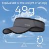 imageSukeen Sport Performance Visor hat for Women MenLightweight Sun Hats Packable Empty Top Cap for Sun Protection and OutdoorDark Grey