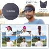 imageSukeen Sport Performance Visor hat for Women MenLightweight Sun Hats Packable Empty Top Cap for Sun Protection and OutdoorDark Grey
