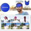 imageSukeen Sport Performance Visor hat for Women MenLightweight Sun Hats Packable Empty Top Cap for Sun Protection and OutdoorRoyal Blue